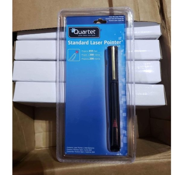 Quartet Standard Laser Pointer, class 3a, projects up to 655 feet. - Picture 1 of 1